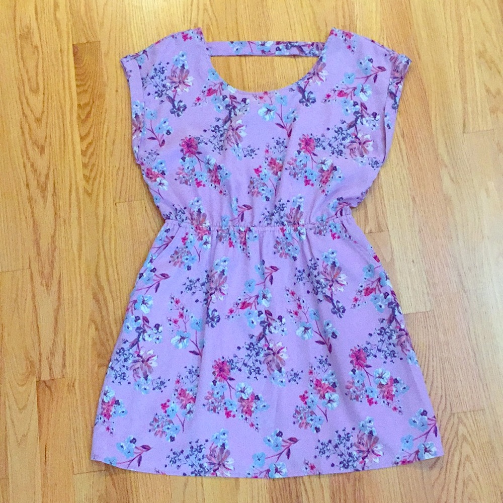 Lilac Flowered Dress